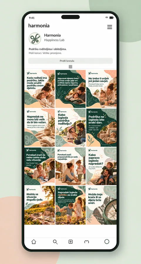 Instagram on a phone · Variant C · Design by Filip